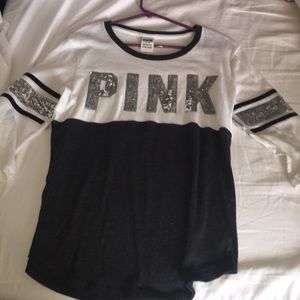 pink mid arm long sleeve